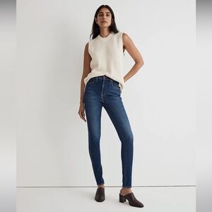 Madewell 10” High Rise Skinny Jeans Size 24T